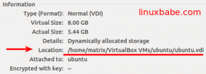 virtualbox increase disk size ubuntu command line