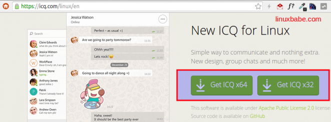 Как установить icq на linux