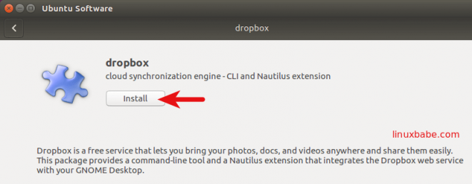 install dropbox ubuntu 15.04