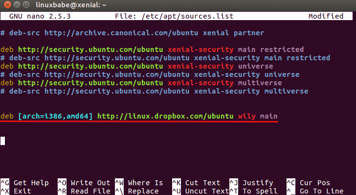 install dropbox linux