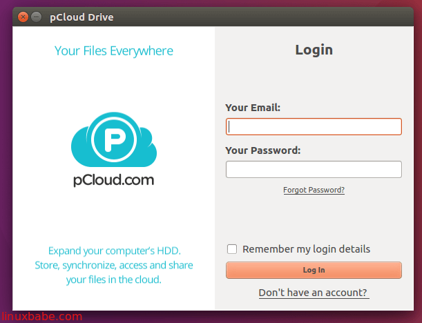 pcloud linux download