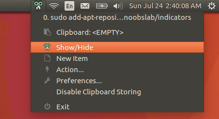copyq move to clipboard
