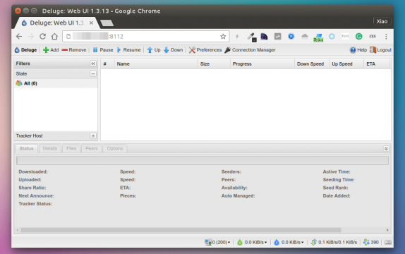 how to setup deluge bittorrent