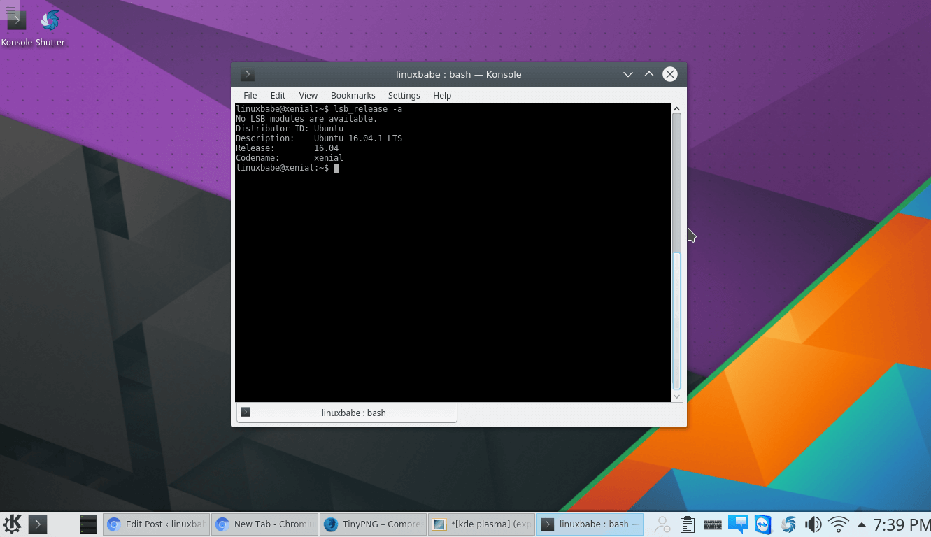 Install Kde Plasma 5