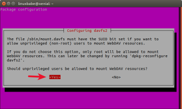 Ubuntu как подключить webdav