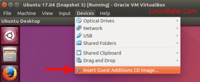 virtualbox guest additions ubuntu not upgraded