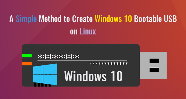 create windows boot usb