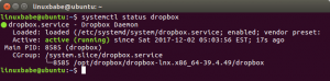 dropbox not syncing ubuntu