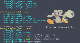 best postfix spam filter