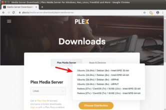 ubuntu install plex media server .deb file