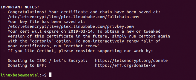 restart plex media server linux ubuntu