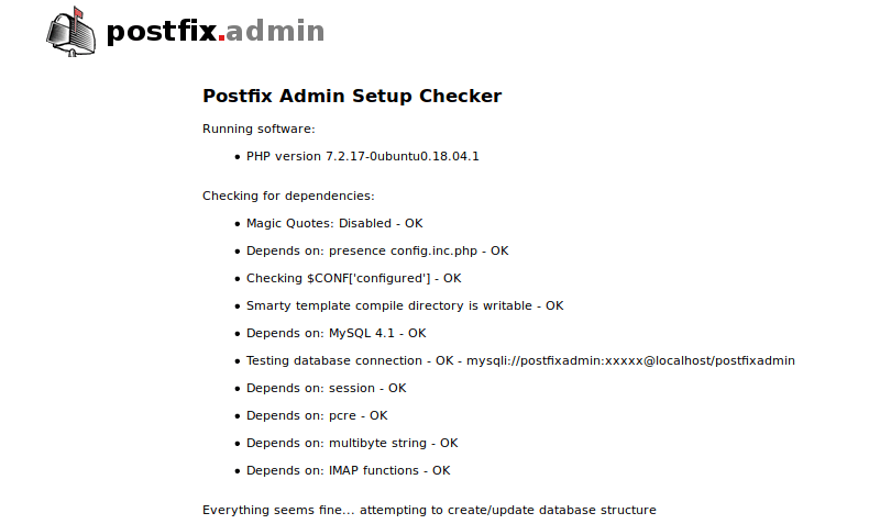 Postfixadmin Create Virtual Mailboxes On Ubuntu 18 04 Mail Server