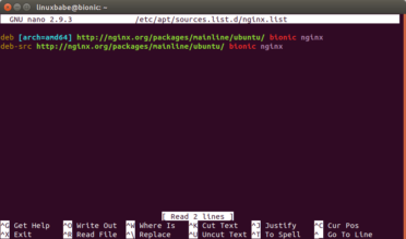 Переустановка nginx ubuntu 20