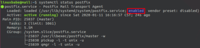 Postfix настройка centos 8