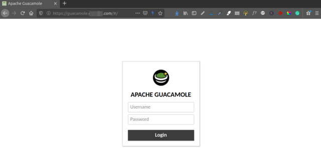 Apache guacamole настройка ubuntu