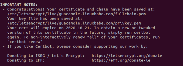 Apache guacamole настройка ubuntu