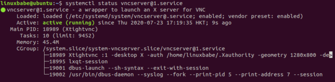 tigervnc server ubuntu