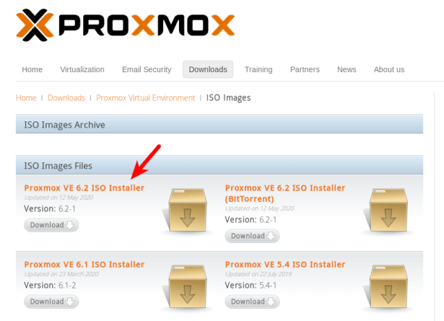 proxmox web interface port