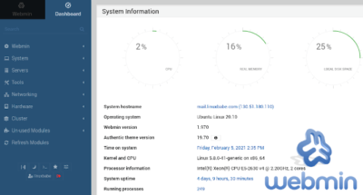 How to Install Webmin on Ubuntu 20.04 Server