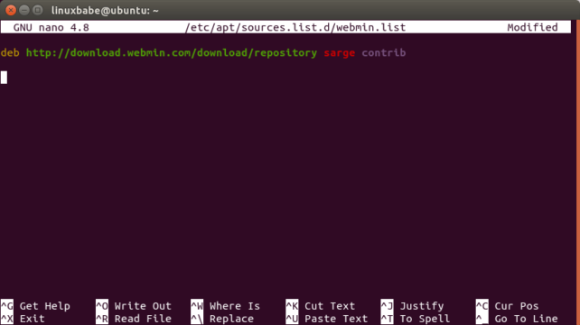 install webmin ubuntu 18.04