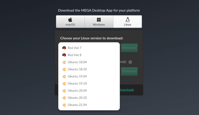 how do i download with mega megasync